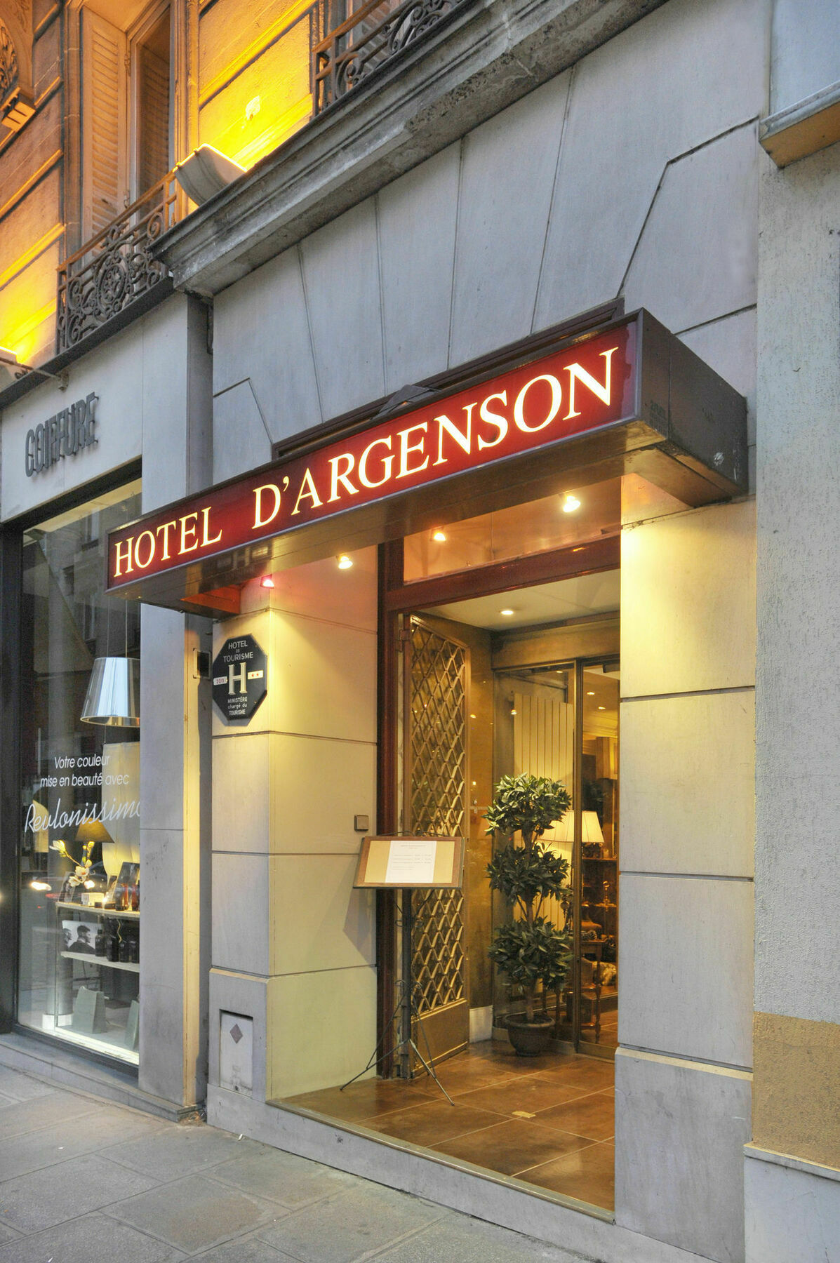 Hotel D'Argenson Paris Exterior foto